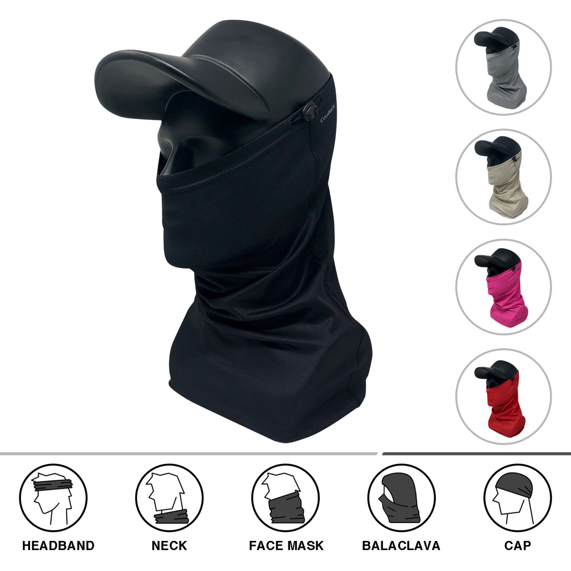 CoolNES - Neck Gaiter with Drawstring, Reusable Breathable Face Mask C –  CoolNES®